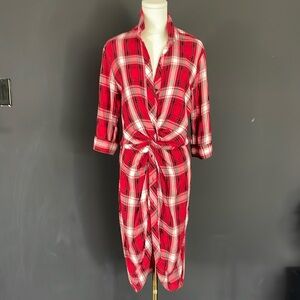 Zara country western plaid dress